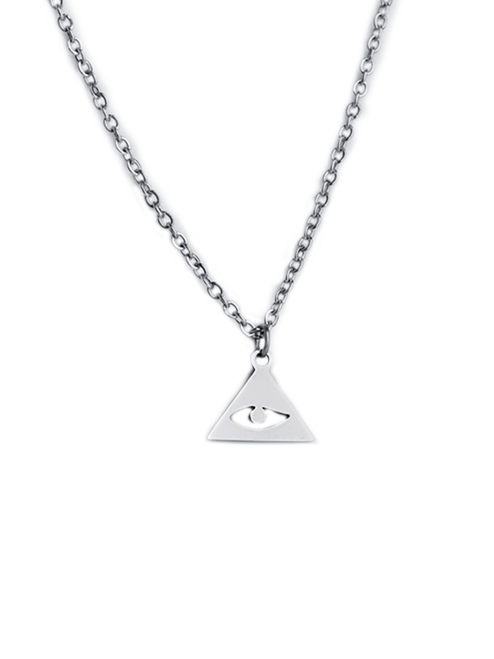 All-Seeing Eye Pendant Stainless steel Necklace